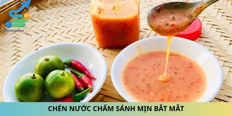 Chén nước chấm sánh mịn bắt mắt