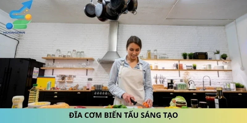Đĩa cơm biến tấu sáng tạo