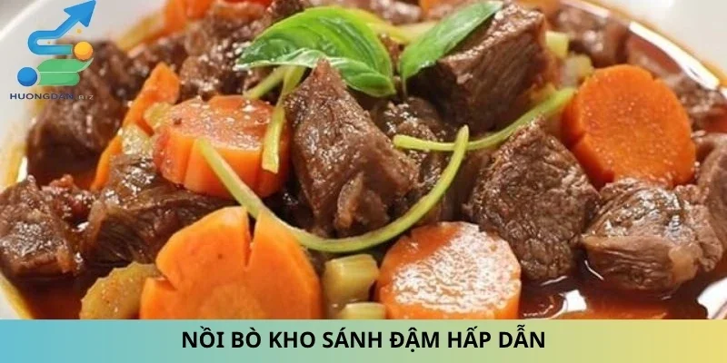 Nồi bò kho sánh đậm hấp dẫn
