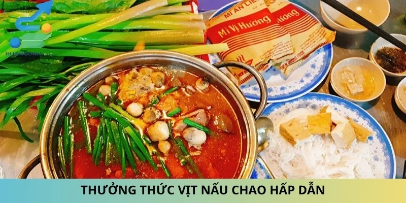 Thưởng thức vịt nấu chao hấp dẫn
